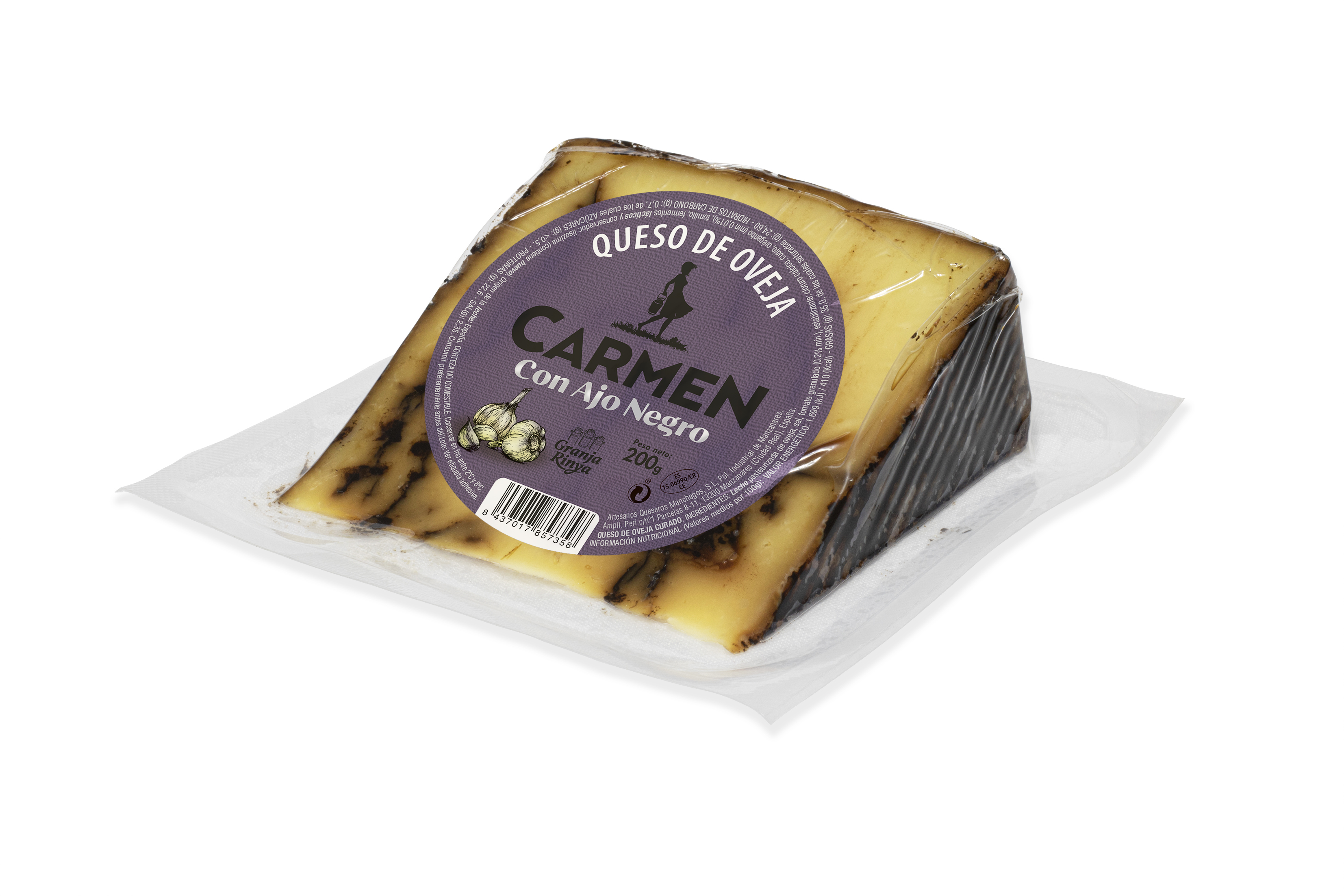 Queso Arqueman con Ajo Negro